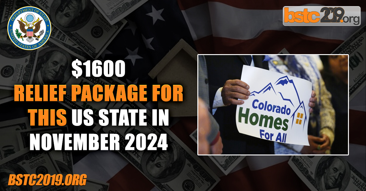 $1600 Relief Package For This US State In November 2024