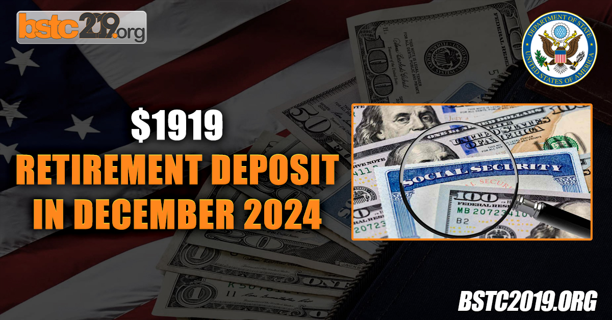 $1919 Retirement Deposit In December 2024