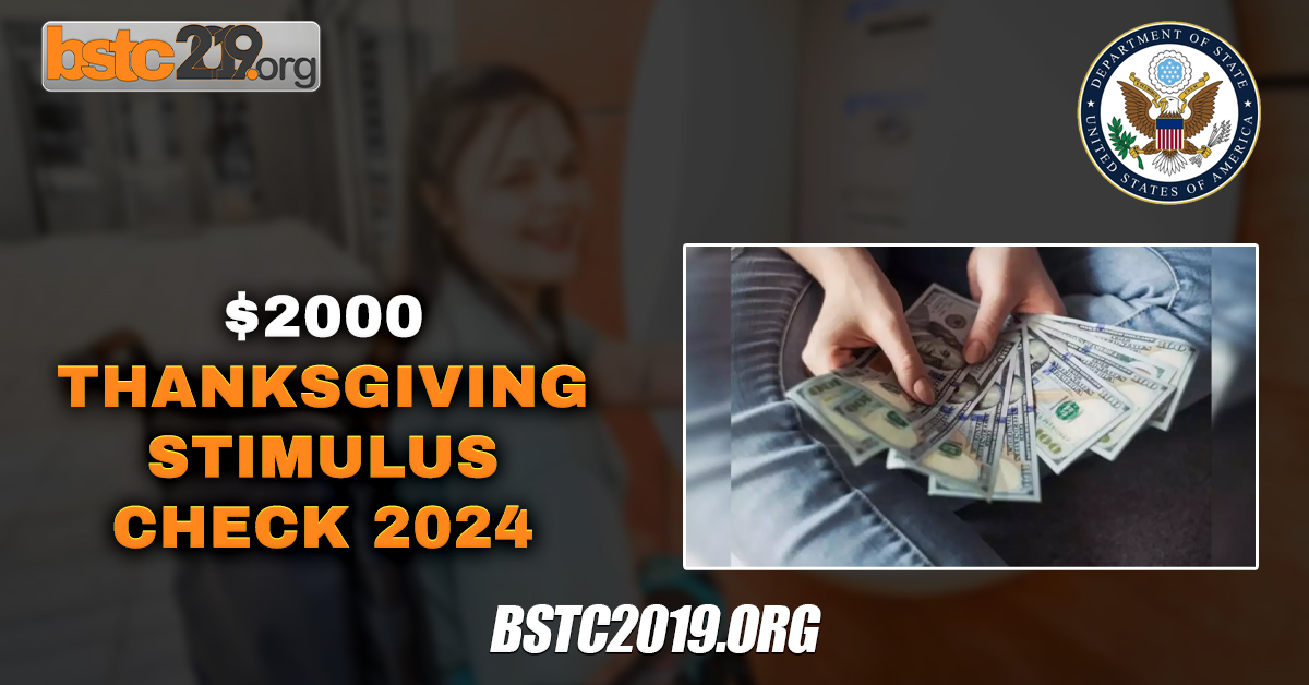 $2000 Thanksgiving Stimulus Check 2024