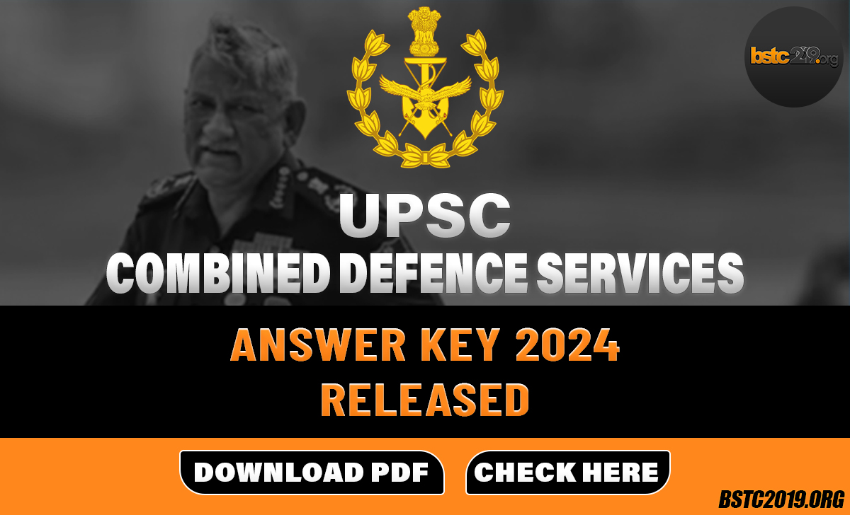 answer key 2024 for UPSC CDS