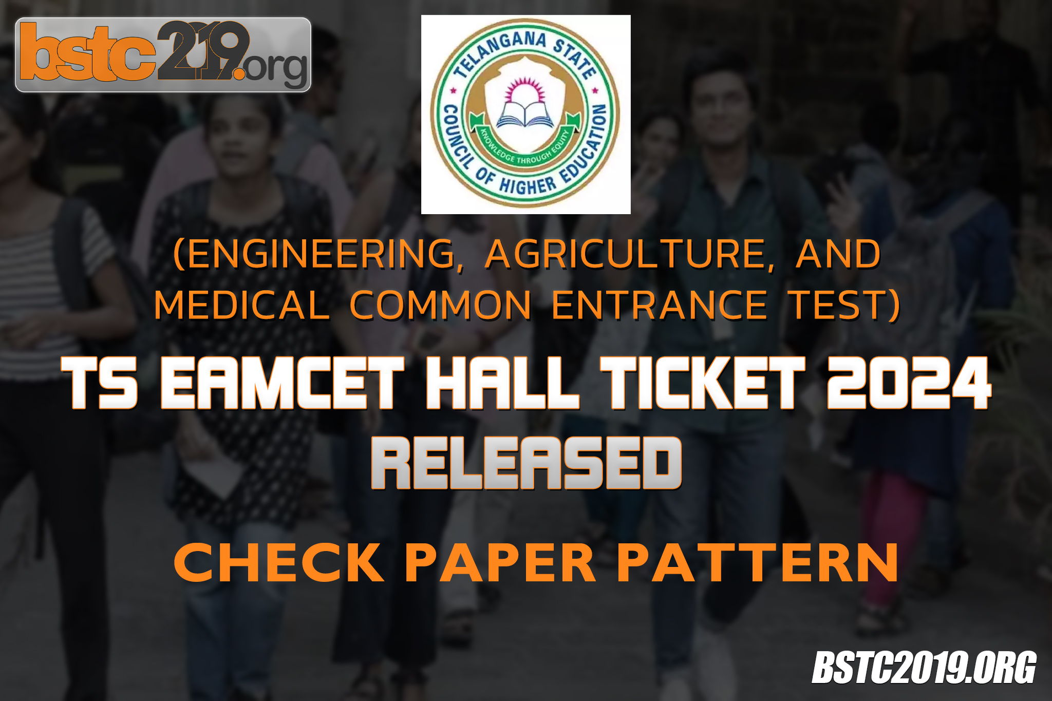 TS EAMCET hall ticket 2024