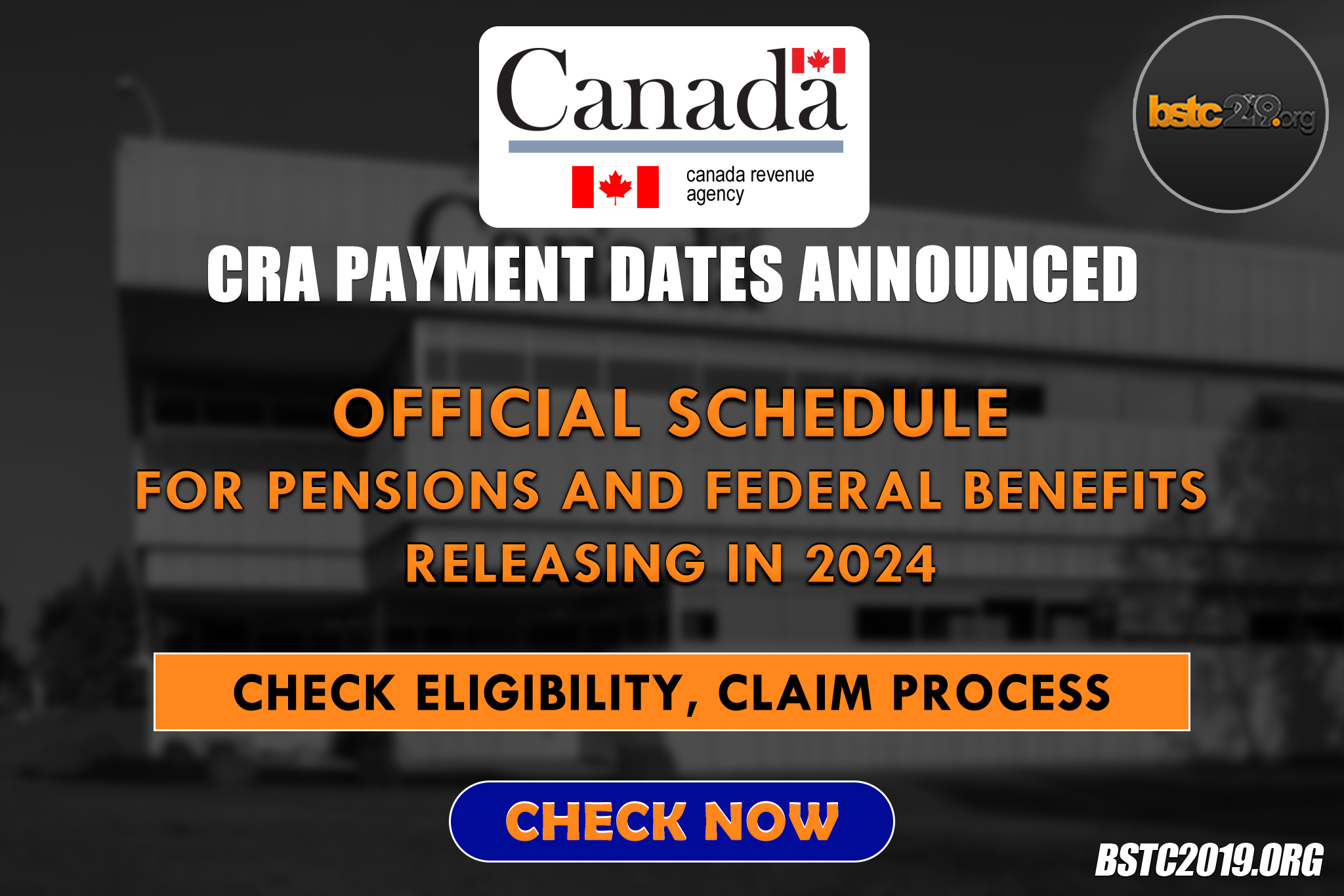 CRA Benefits Payment Dates 2024