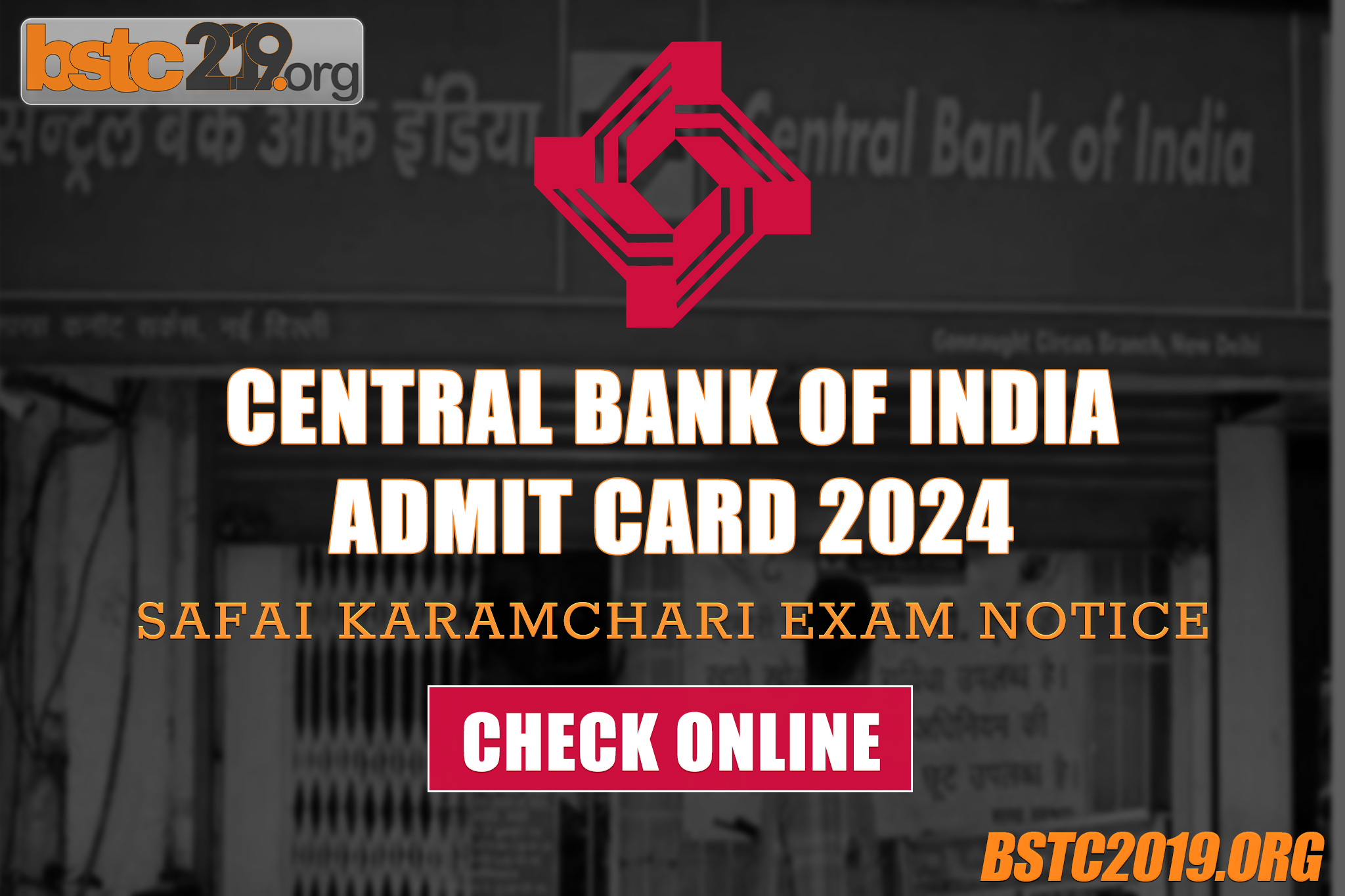 Central Bank of India Admit Card