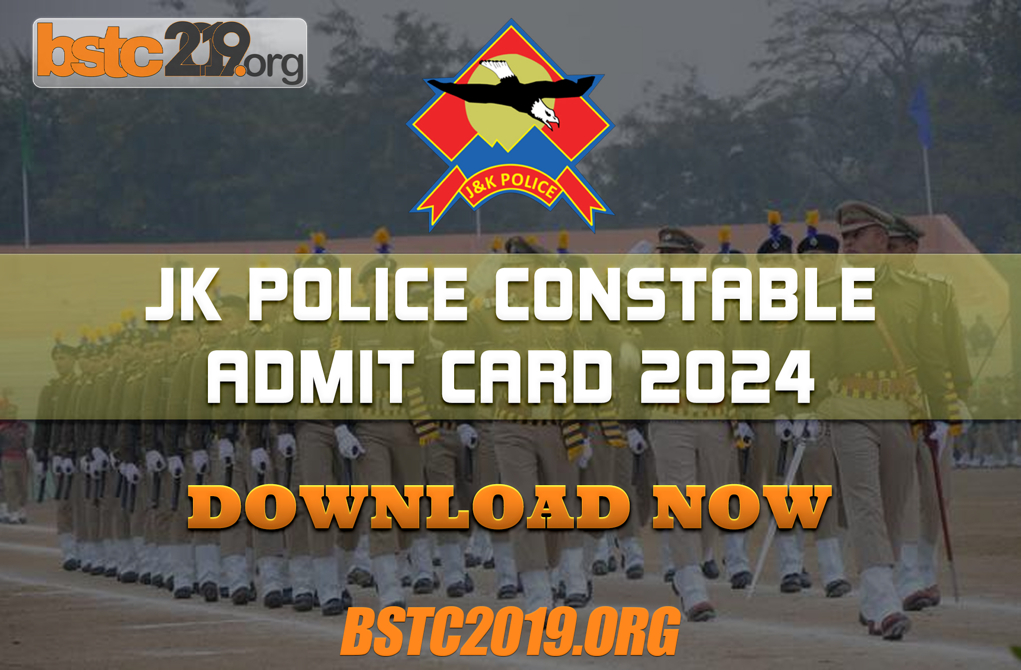 JK Police Constable Admit Card 2024