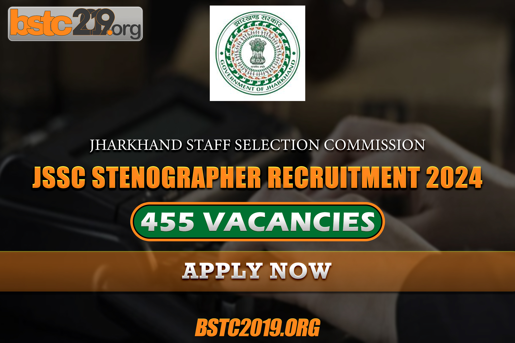 JSSC Stenographer Recruitment 2024