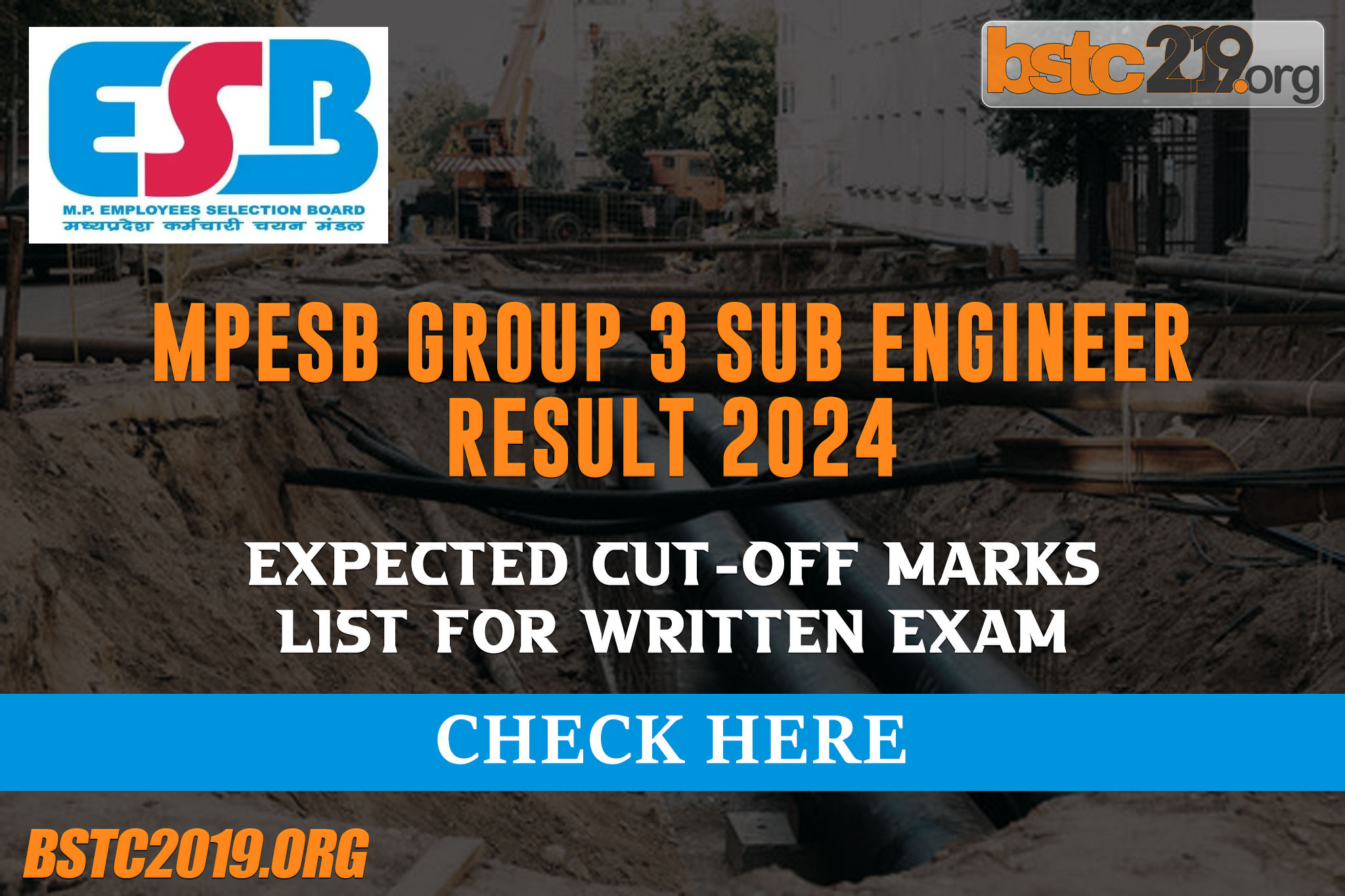 MPESB Group 3 Sub Engineer Result 2024