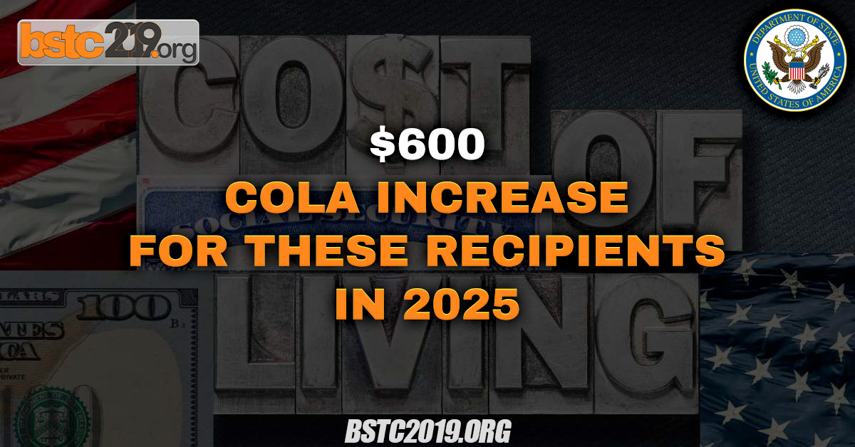 $600 COLA Increase For These Recipients In 2025