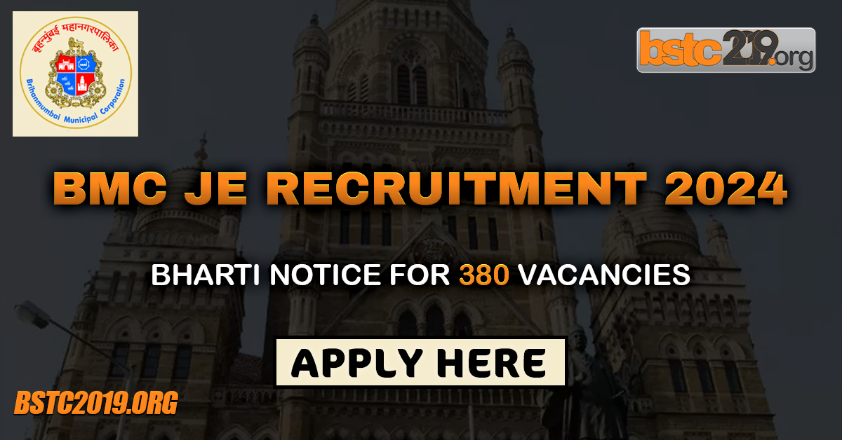 BMC JE Recruitment 2024