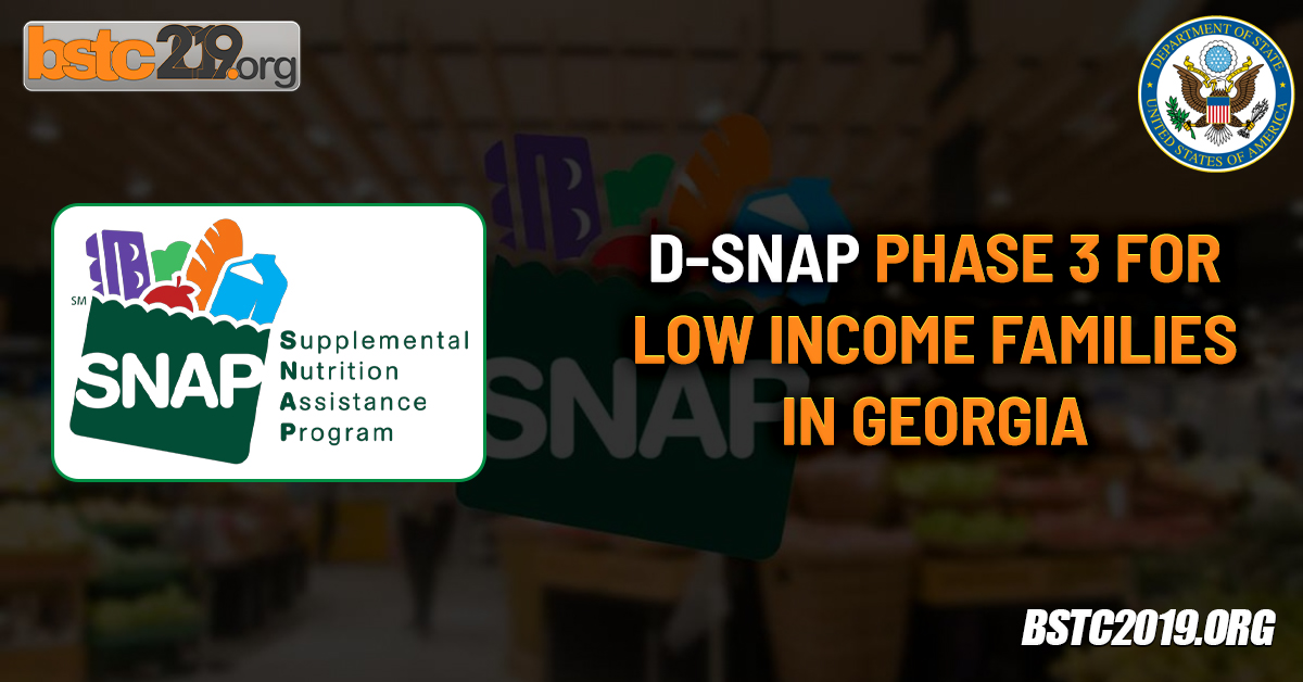 D-SNAP Phase 3 For Low Income Families In Georgia