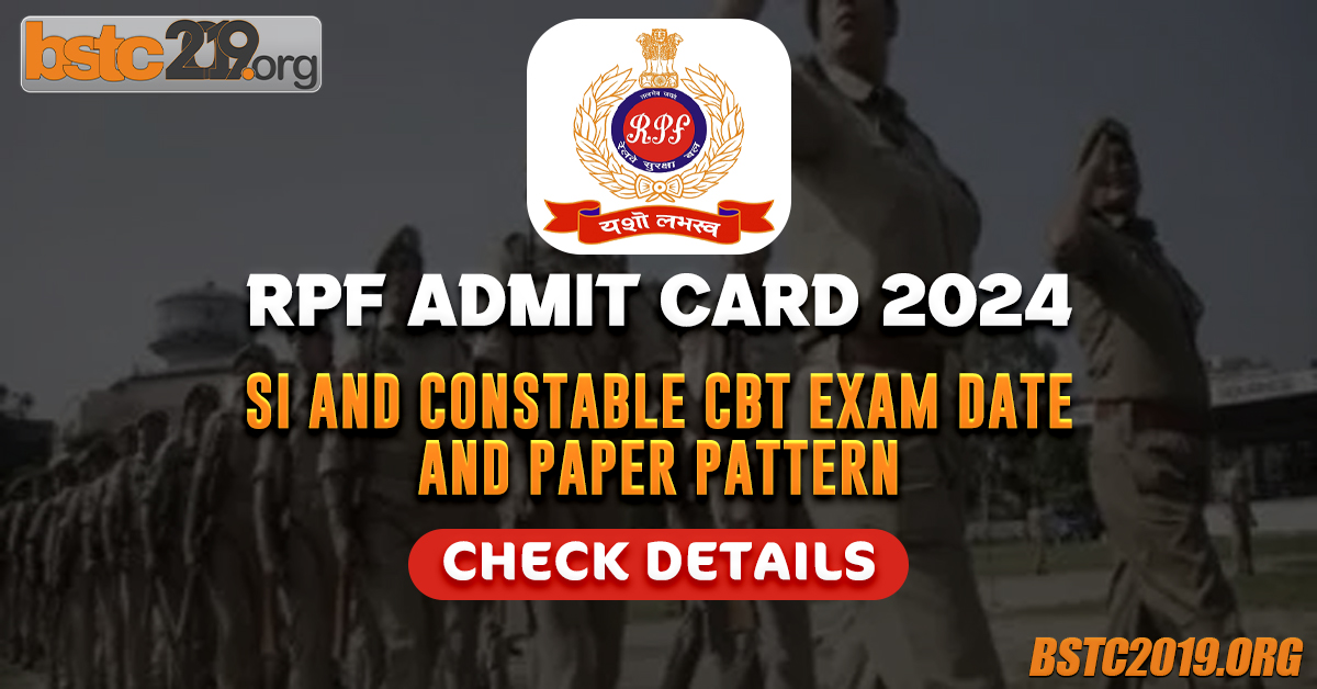 RPF Admit Card 2024