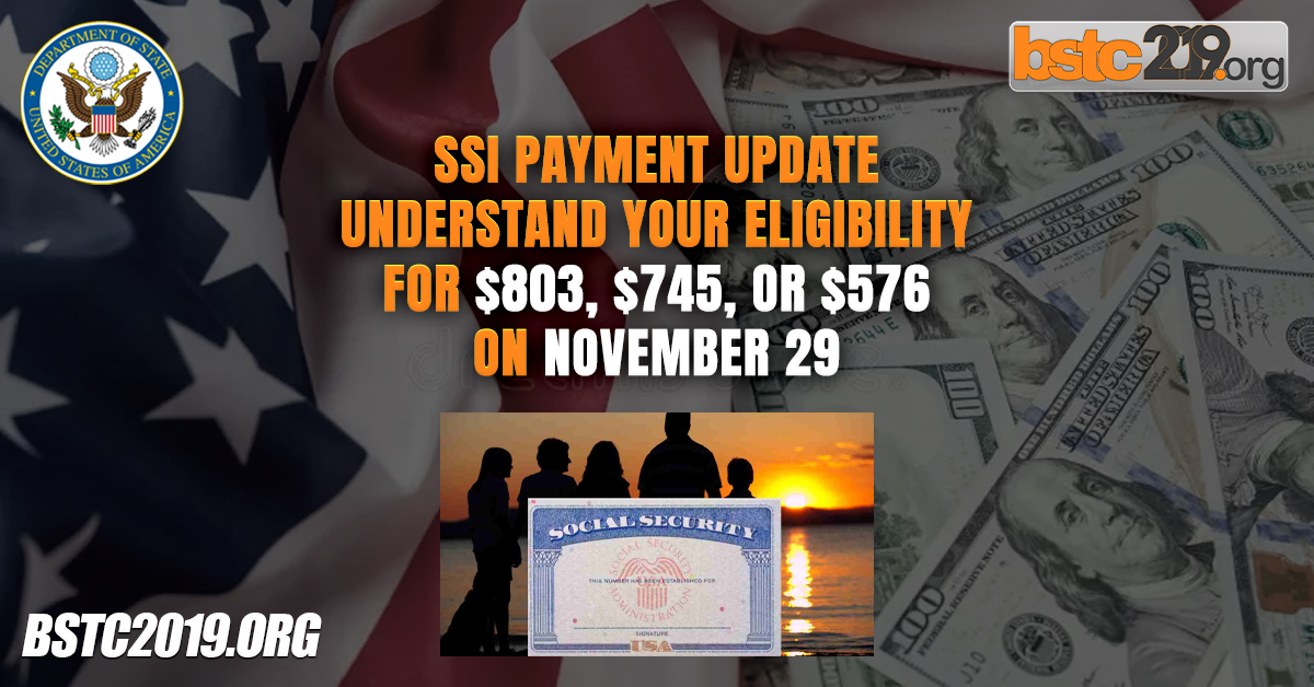 SSI Payment Update Understand Your Eligibility for $803, $745, 